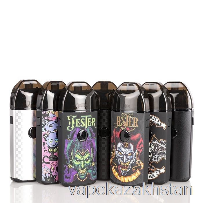 Vape Kazakhstan Vapefly JESTER Pod System Meshed Edition - Black (Carbon Fiber)